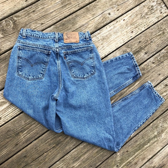 Vintage Levi’s 15921 Orange Tab Tapered Leg High Waist Wedgie Fit Mom Jeans - Picture 8 of 8